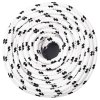 Splétané lodní lano bílé 6 mm x 25 m polyester 152761