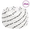Splétané lodní lano bílé 15 mm x 25 m polyester 152783