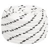 Splétané lodní lano bílé 15 mm x 25 m polyester 152783