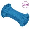 Pracovní lano modré 8 mm 25 m polypropylen 152967