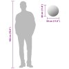 Zrcadlo bez rámu kulaté 30 cm sklo 283653