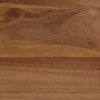 Jídelní stůl masivní akáciové dřevo a ocel 120 x 60 x 76 cm 246295