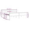 Rám postele masivní dřevo borovice 200 x 200 cm 322180