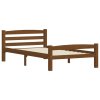 Rám postele bez matrace Honey Brown Borové dřevo 322075