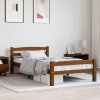 Rám postele bez matrace Honey Brown Borové dřevo 322075