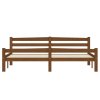 Rám postele bez matrace Honey Brown Masivní borovicové dřevo 322080