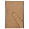 Fotorámečky koláž 5 ks na zeď nebo stůl bronzové 70 x 90 cm MDF 332237