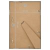 Fotorámečky koláž 5 ks na zeď nebo stůl stříbrné 70 x 90 cm MDF 332195