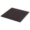 Nástěnné panely 12 ks černé 30 x 30 cm umělá kůže 1,08 m² 343974