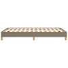 Rám postele bez matrace taupe 120 x 200 cm textil 346806