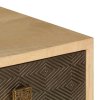 TV stolek 120 x 30 x 40 cm masivní mangovníkové dřevo 247340