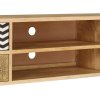 TV stolek 120 x 30 x 40 cm masivní mangovníkové dřevo 247340