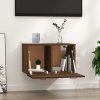 Nástěnná skříňka hnědý dub 60 x 36,5 x 35 cm kompozitní dřevo 817602