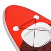 Nafukovací SUP paddleboard a příslušenství červený 330x76x10cm 93386