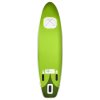 Nafukovací SUP paddleboard a příslušenství zelený 300x76x10 cm 93383