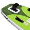 Nafukovací SUP paddleboard a příslušenství zelený 300x76x10 cm 93383