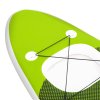 Nafukovací SUP paddleboard a příslušenství zelený 300x76x10 cm 93383