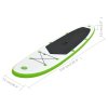 Nafukovací SUP paddleboard zeleno-bílý 92732