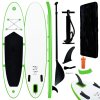 Nafukovací SUP paddleboard zeleno-bílý 92732
