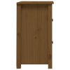 Noční stolky 2 ks medově hnědé 40x35x61,5 cm masivní borovice 820953