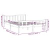 Rám postele medově hnědý masivní dřevo 150 x 200 cm King Size 810687