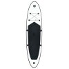Nafukovací SUP paddleboard černo-bílý 92727