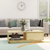 Konferenční stolek 110 x 50 x 33,5 cm masivní borové dřevo 809882