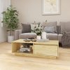 Konferenční stolek 110 x 50 x 33,5 cm masivní borové dřevo 809882