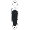 Nafukovací SUP paddleboard černo-bílý 92730