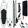 Nafukovací SUP paddleboard černo-bílý 92730
