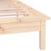 Rám postele s LED světlem 120 x 200 cm masivní dřevo 820601