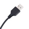 Rám postele s LED černý 75 x 190 cm Small Single masivní dřevo 820635