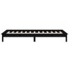Rám postele s LED černý 75 x 190 cm Small Single masivní dřevo 820635