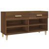 Botník hnědý dub 102 x 35 x 55 cm kompozitní dřevo 817569