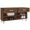 Botník hnědý dub 102 x 35 x 55 cm kompozitní dřevo 817569