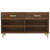 Botník hnědý dub 102 x 35 x 55 cm kompozitní dřevo 817569