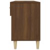 Botník hnědý dub 102 x 35 x 55 cm kompozitní dřevo 817569
