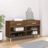 Botník hnědý dub 102 x 35 x 55 cm kompozitní dřevo 817569