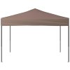 Skládací party stan taupe 3 x 3 m 93519