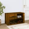 Botník kouřový dub 80 x 35 x 45 cm kompozitní dřevo 816757