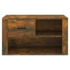 Botník kouřový dub 80 x 35 x 45 cm kompozitní dřevo 816757