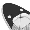 Nafukovací SUP paddleboard s příslušenstvím černý 360x81x10 cm 93392