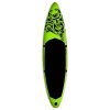 Nafukovací SUP paddleboard 305 x 76 x 15 cm zelený 92740