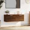Nástěnná skříňka hnědý dub 100 x 36,5 x 35 cm kompozitní dřevo 817611