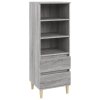 Skříň highboard šedá sonoma 40 x 36 x 110 cm kompozitní dřevo 821242