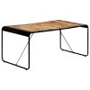 Jídelní stůl 180 x 90 x 76 cm masivní hrubé mangovníkové dřevo 247866