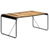 Jídelní stůl 180 x 90 x 76 cm masivní hrubé mangovníkové dřevo 247866