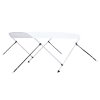 Bimini stříška se 2 oblouky bílá 180 x 130 x 110 cm 93124