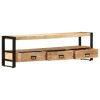 TV stolek 150 x 30 x 45 cm masivní mangovníkové dřevo 247906