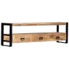 TV stolek 150 x 30 x 45 cm masivní mangovníkové dřevo 247906